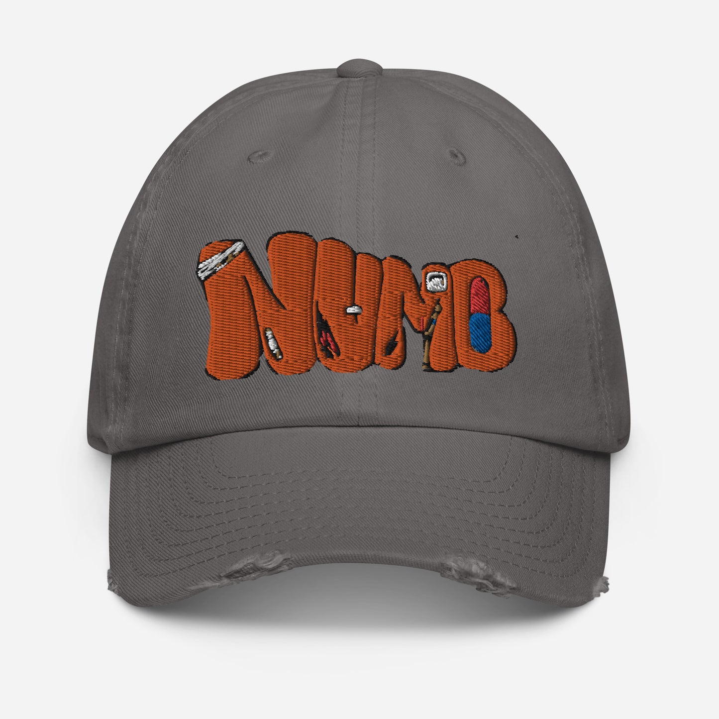 NUMB Distressed Baseball Cap