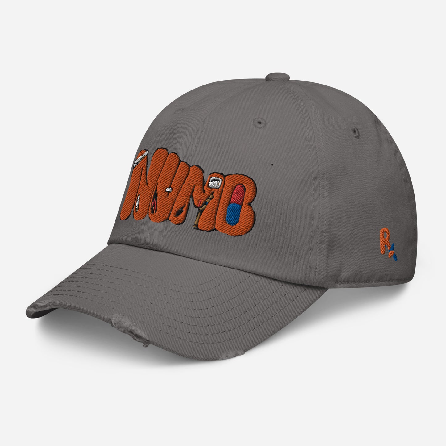 NUMB Distressed Baseball Cap
