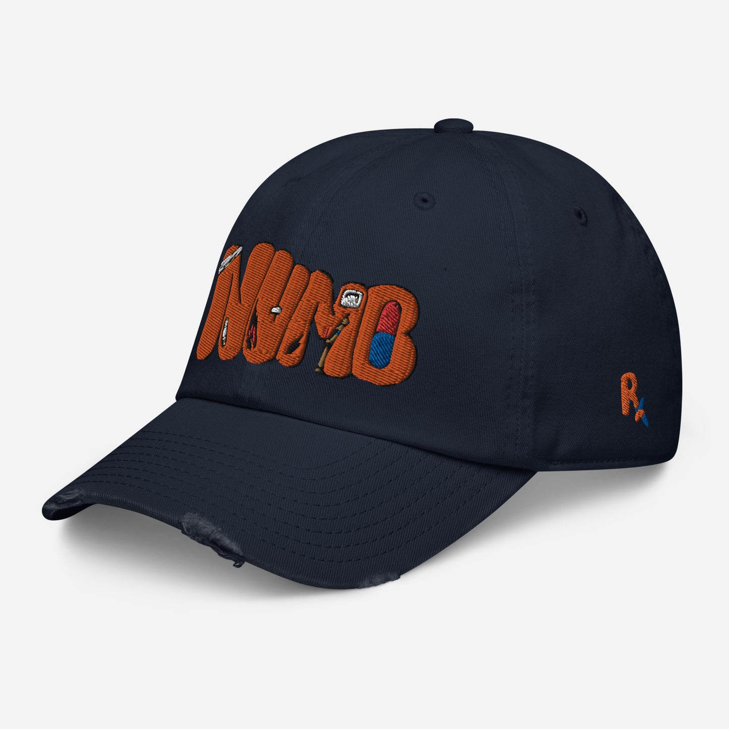 NUMB Distressed Baseball Cap