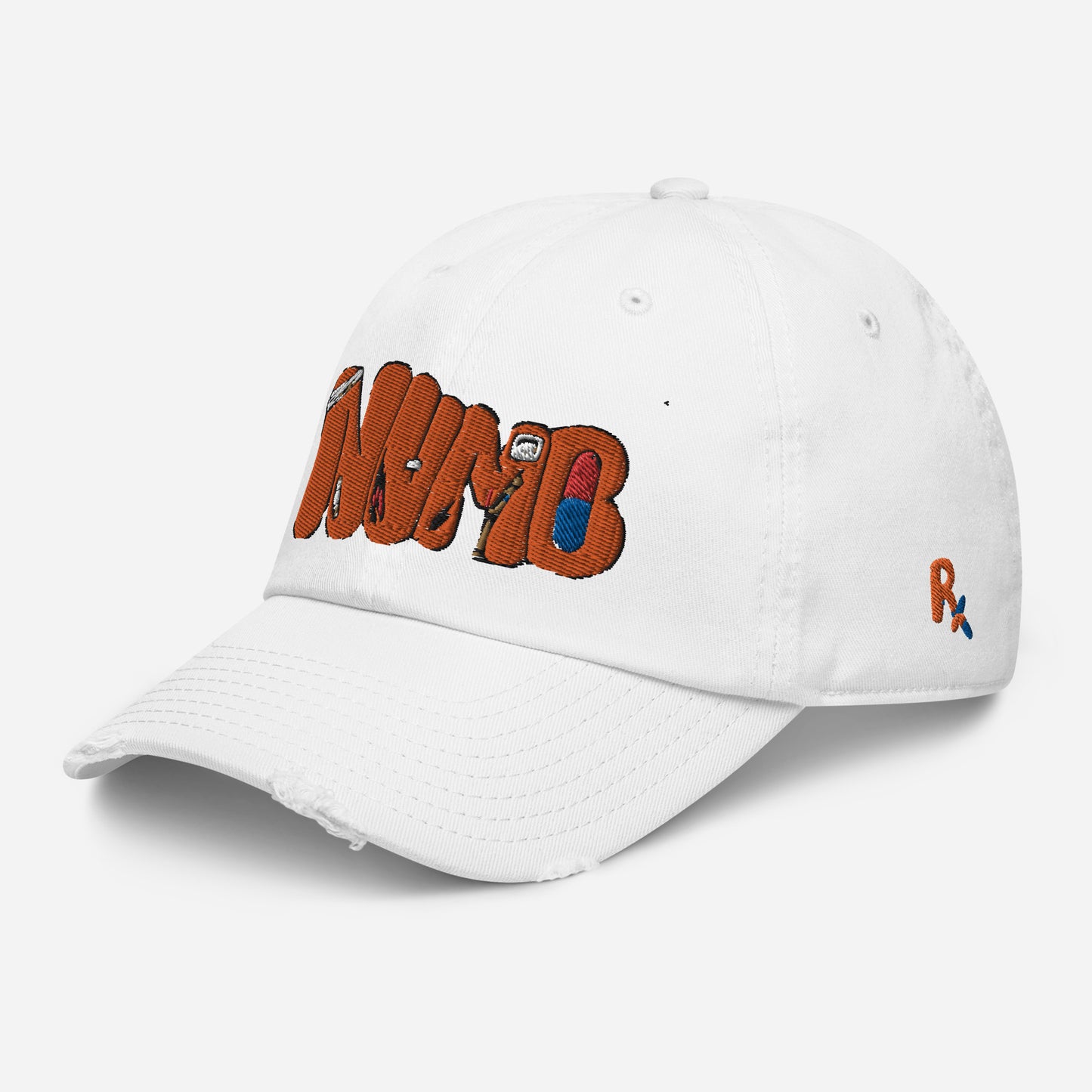 NUMB Distressed Baseball Cap